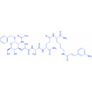Ac-α-benzyl-muramyl-Ala-D-Glu(Lys(trans-(3-nitrocinnamoyl))-NH₂)-NH₂