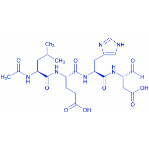 Ac-Leu-Glu-His-Asp-aldehyde (pseudo acid) trifluoroacetate salt