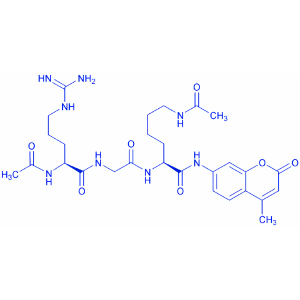 Ac-Arg-Gly-Lys(Ac)-AMC trifluoroacetate salt